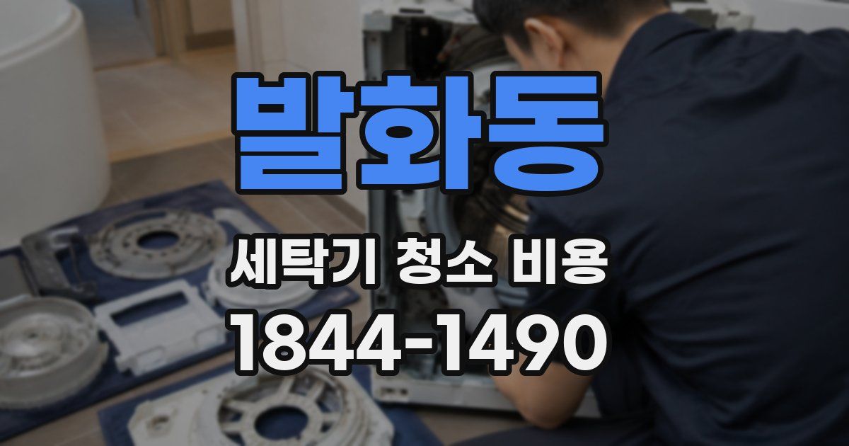 발화동 세탁기 청소 비용