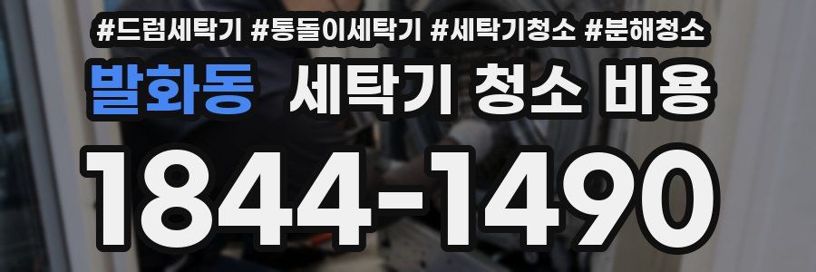 발화동 세탁기 청소 비용