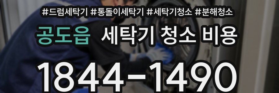 공도읍 세탁기 청소 비용