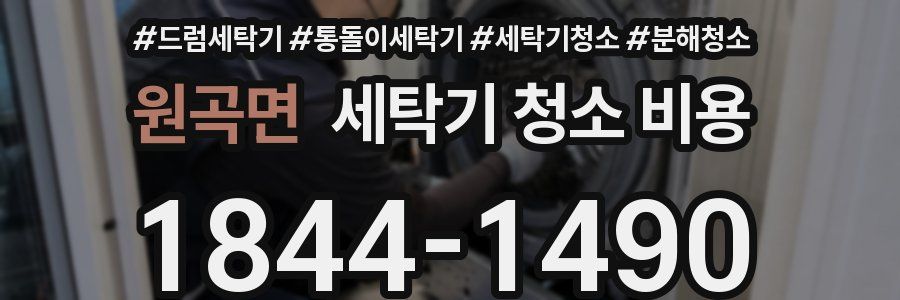원곡면 세탁기 청소 비용