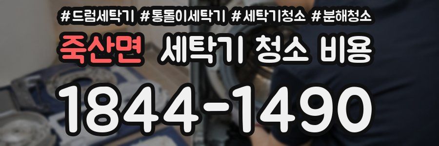죽산면 세탁기 청소 비용
