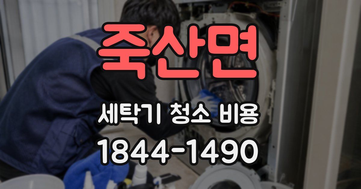 죽산면 세탁기 청소 비용