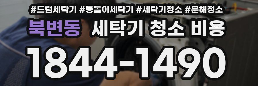북변동 세탁기 청소 비용
