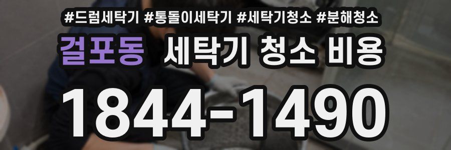 걸포동 세탁기 청소 비용