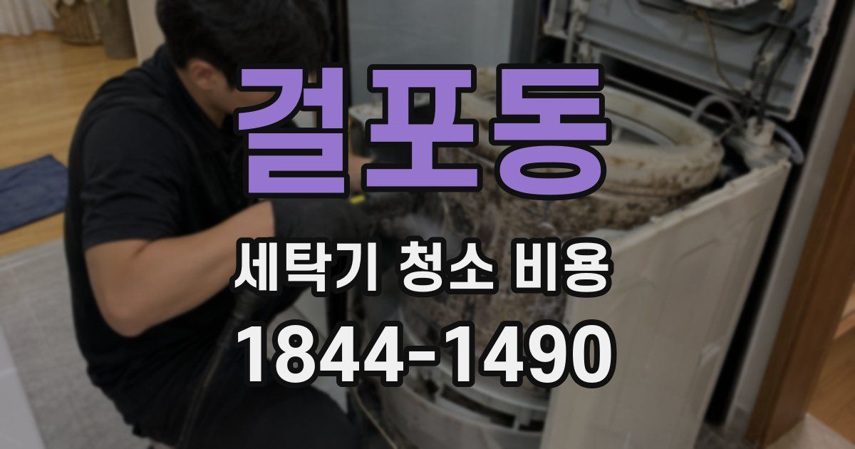 걸포동 세탁기 청소 비용