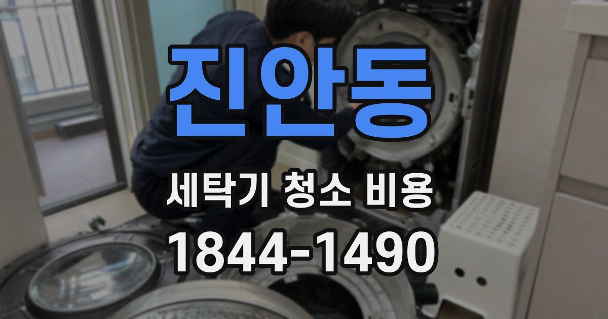 진안동 세탁기 청소 비용