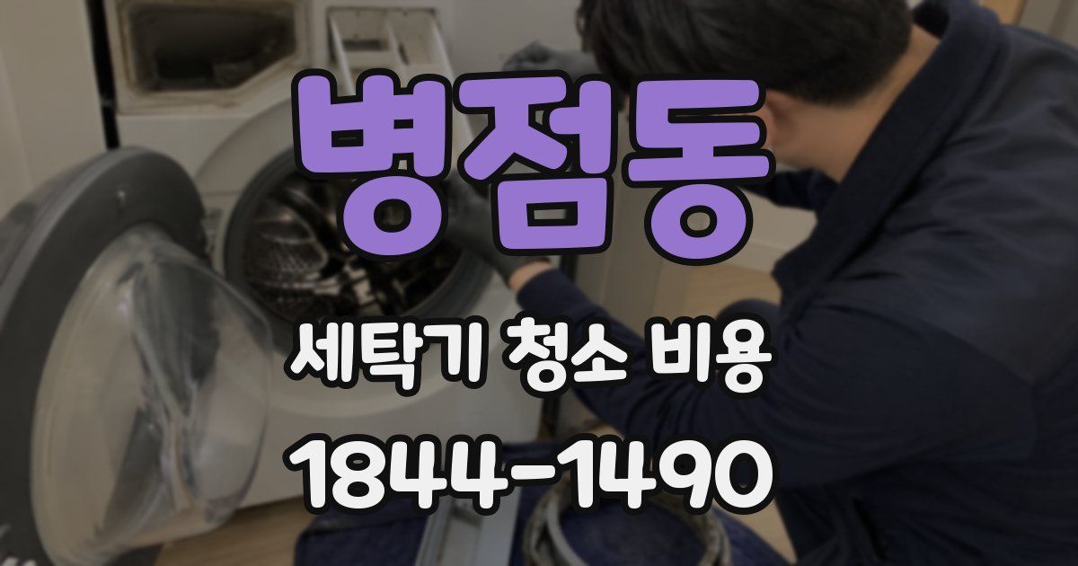 병점동 세탁기 청소 비용