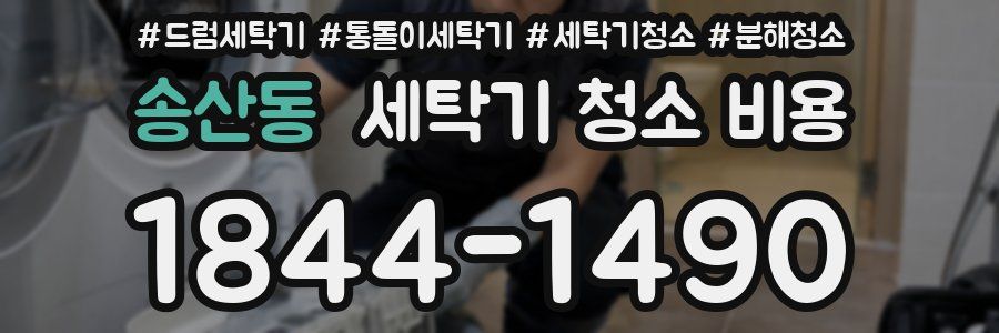 송산동 세탁기 청소 비용