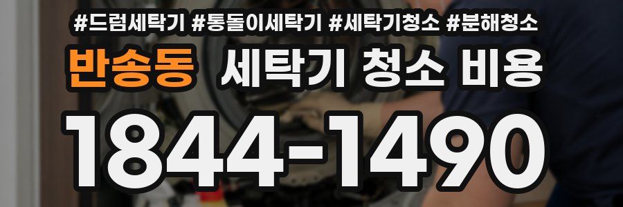 반송동 세탁기 청소 비용