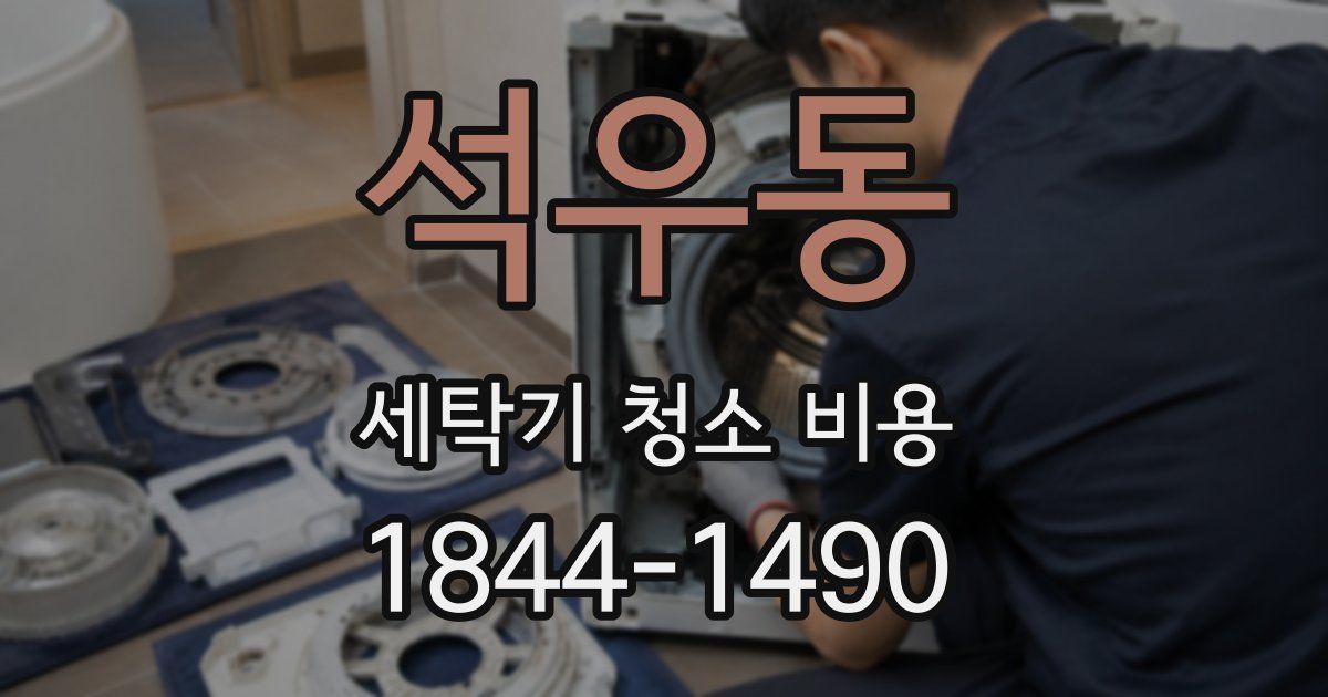 석우동 세탁기 청소 비용