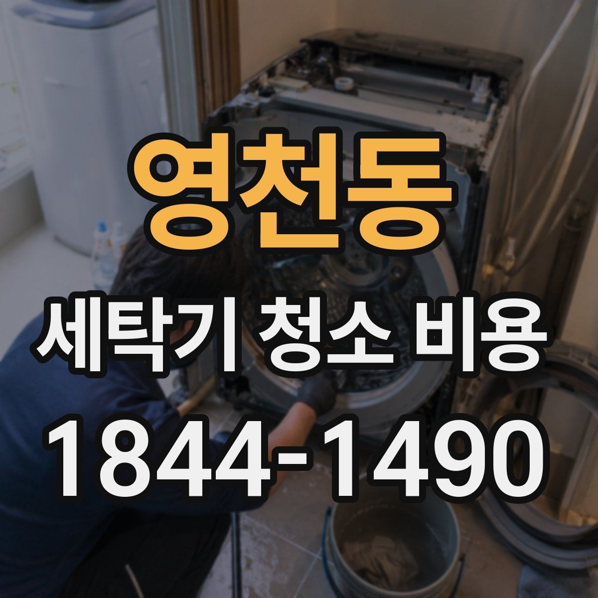 영천동 세탁기 청소 비용