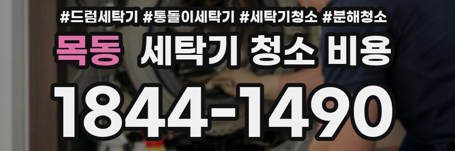 목동 세탁기 청소 비용