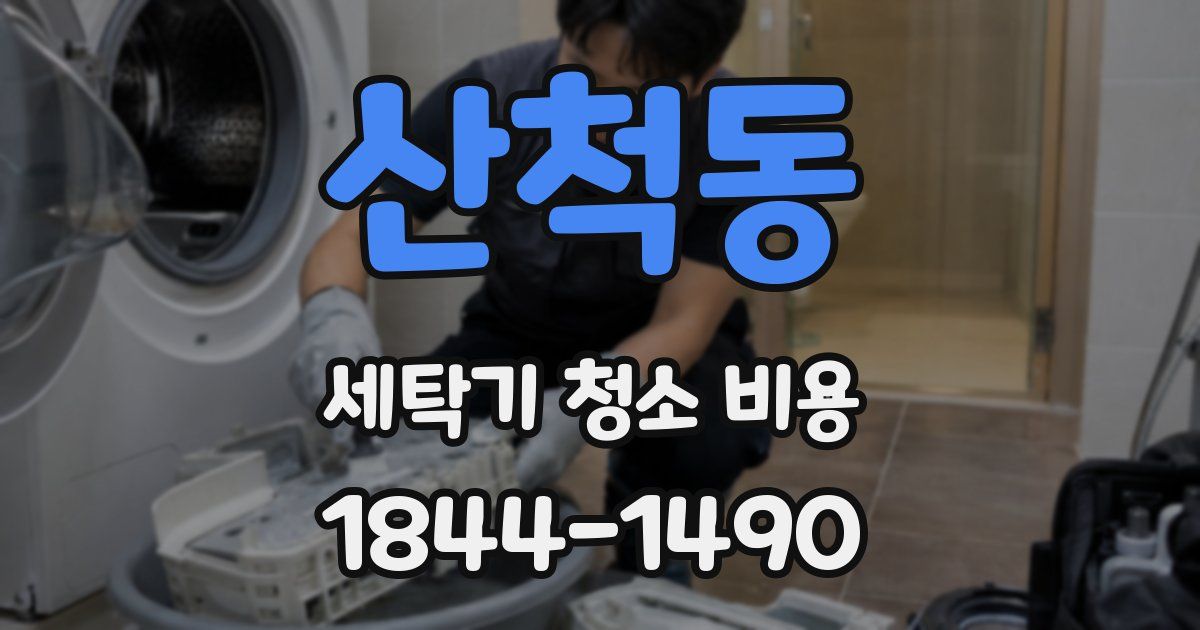산척동 세탁기 청소 비용