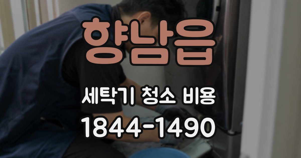 향남읍 세탁기 청소 비용