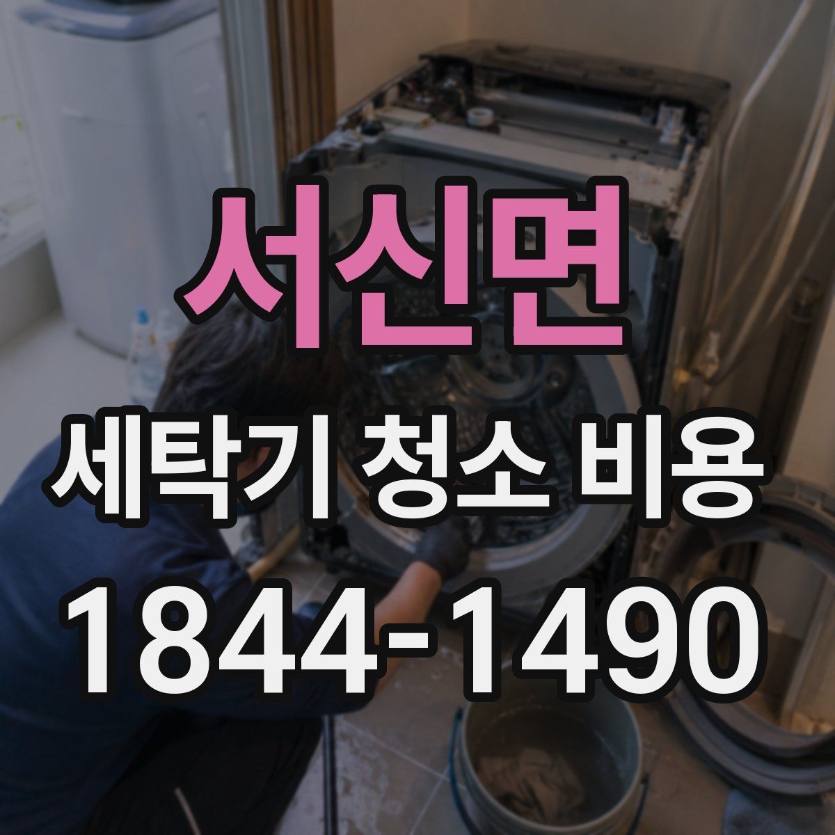 서신면 세탁기 청소 비용