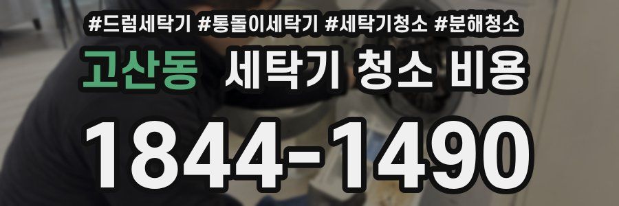 고산동 세탁기 청소 비용