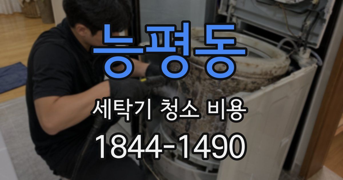 능평동 세탁기 청소 비용