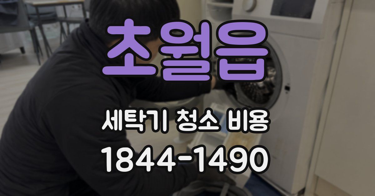 초월읍 세탁기 청소 비용