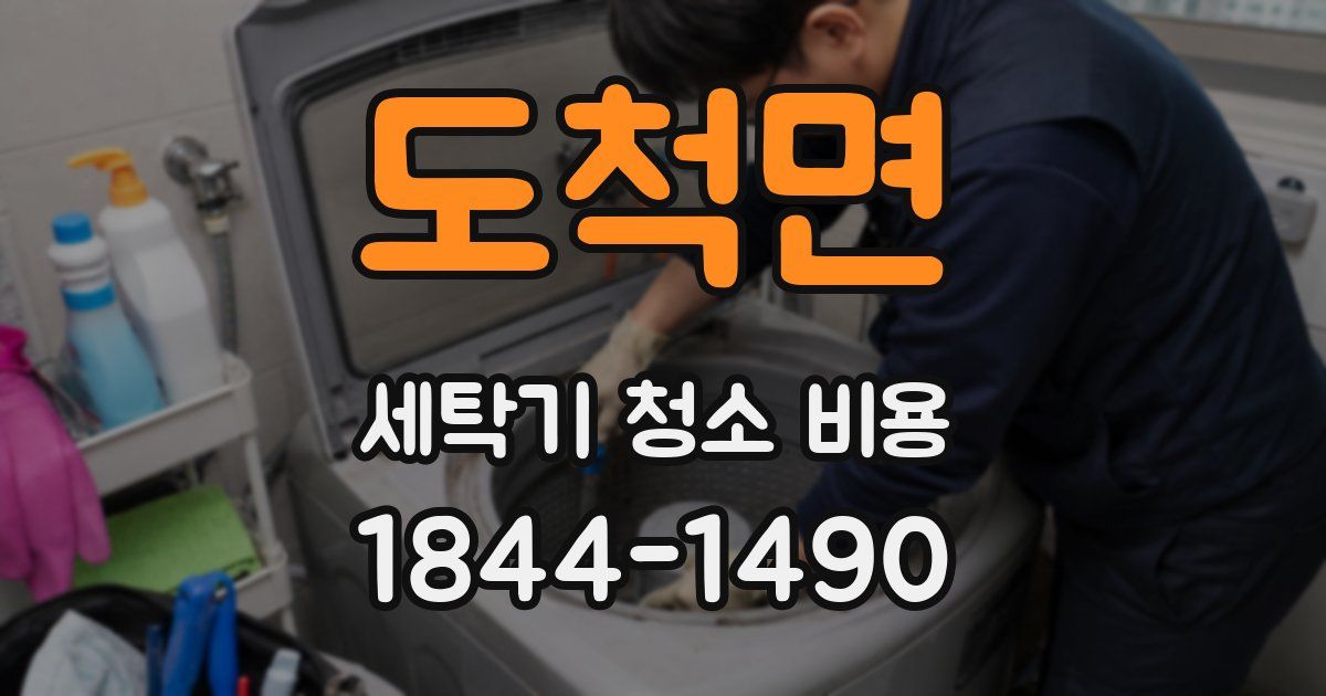 도척면 세탁기 청소 비용