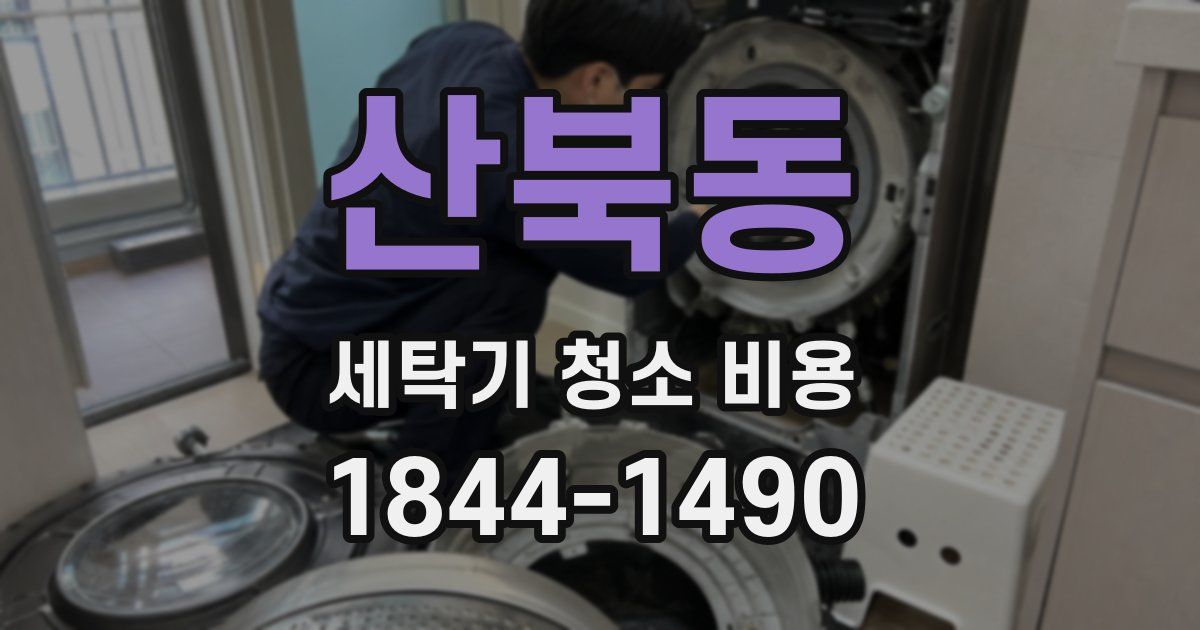 산북동 세탁기 청소 비용