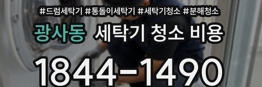 광사동 세탁기 청소 비용