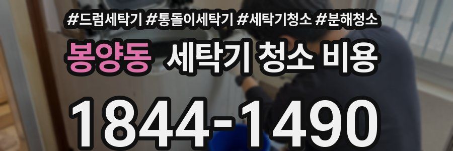 봉양동 세탁기 청소 비용