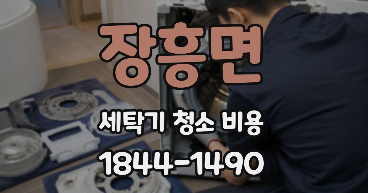 장흥면 세탁기 청소 비용