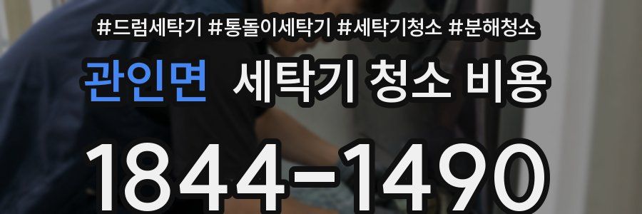 관인면 세탁기 청소 비용