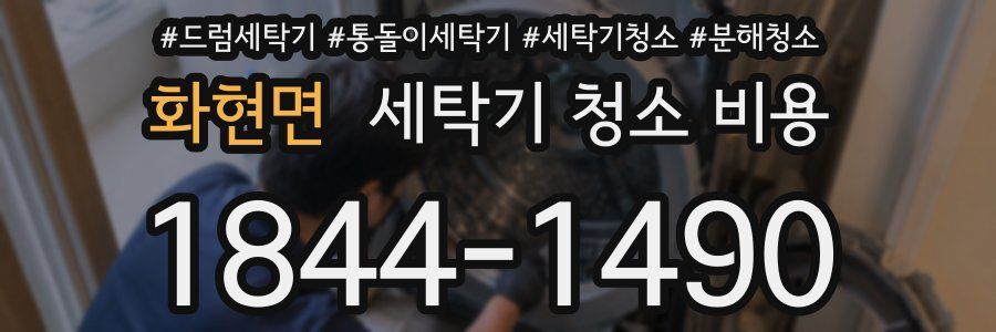 화현면 세탁기 청소 비용