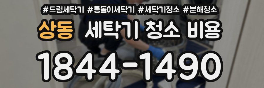 상동 세탁기 청소 비용