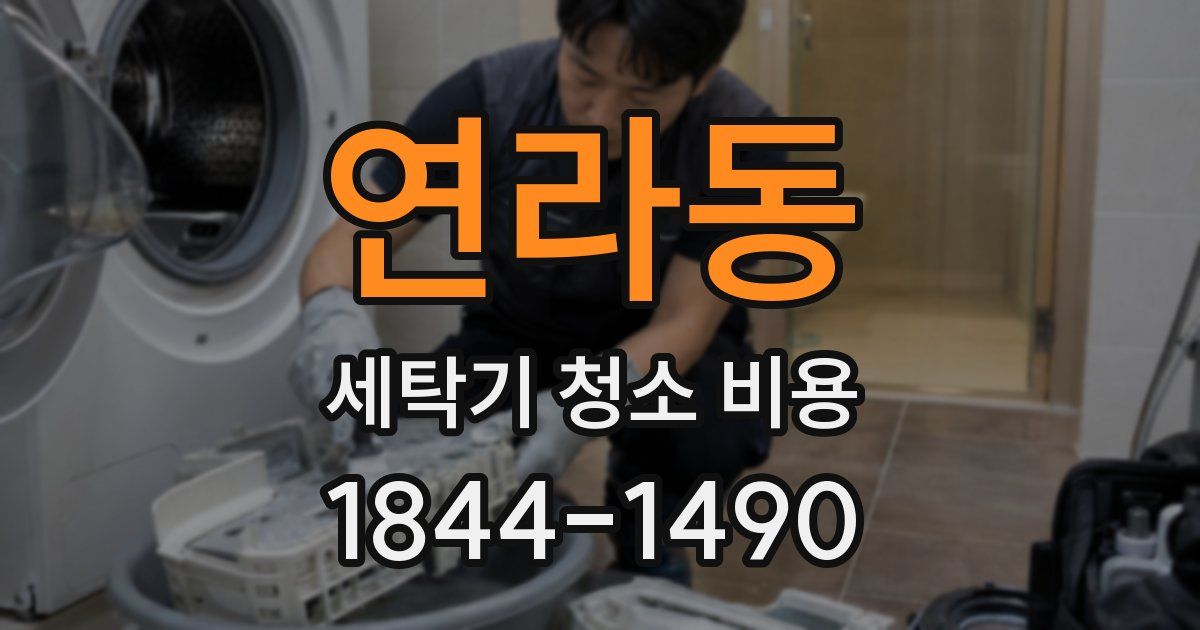연라동 세탁기 청소 비용