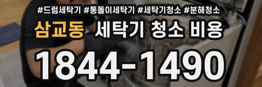 삼교동 세탁기 청소 비용