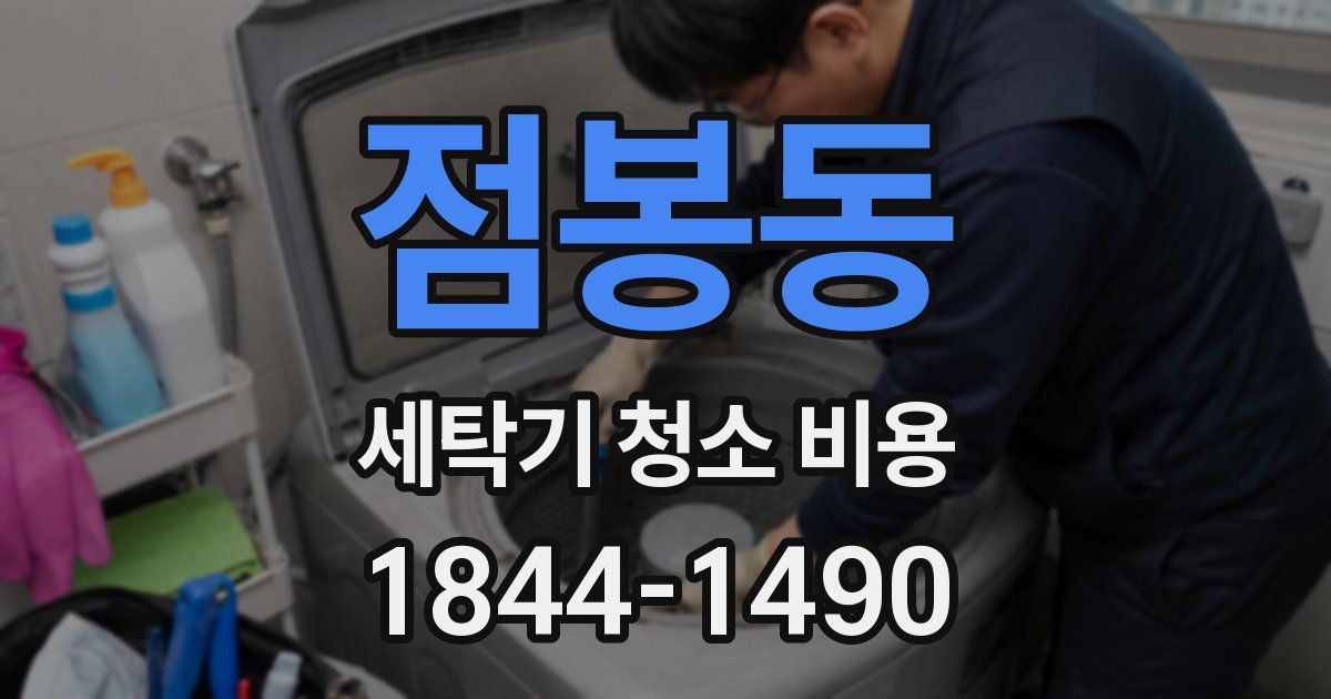 점봉동 세탁기 청소 비용