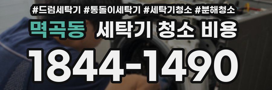 멱곡동 세탁기 청소 비용