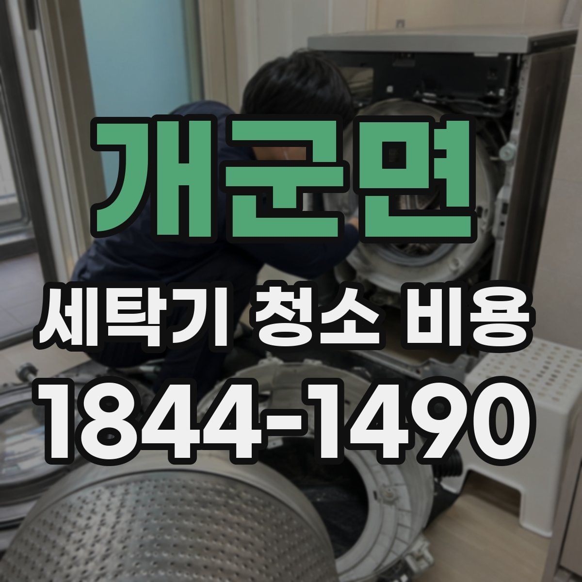 개군면 세탁기 청소 비용