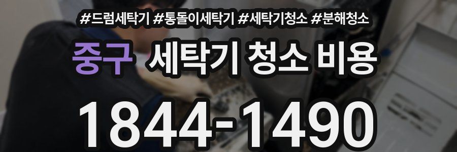 중구 세탁기 청소 비용