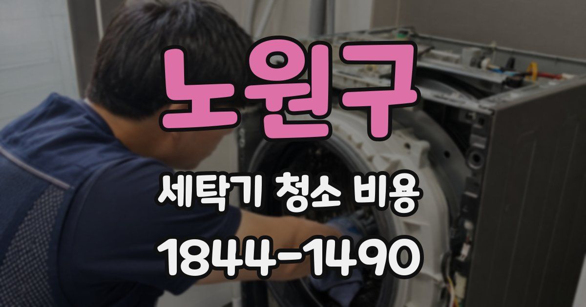 노원구 세탁기 청소 비용