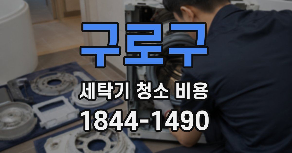 구로구 세탁기 청소 비용