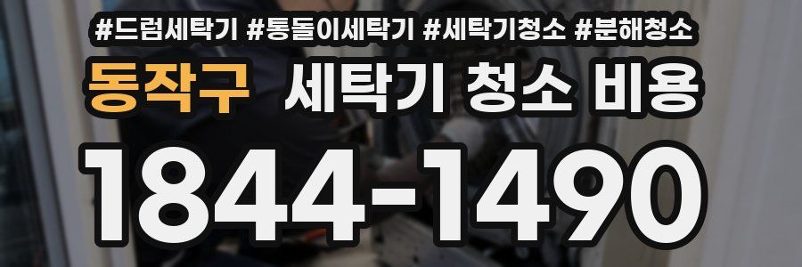 동작구 세탁기 청소 비용