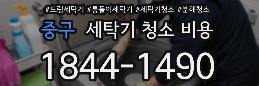 중구 세탁기 청소 비용