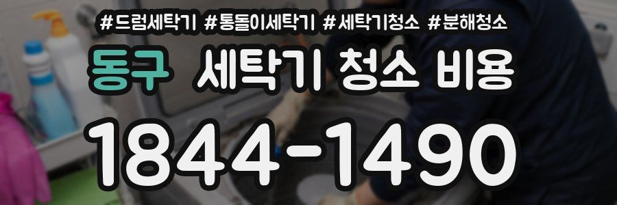 동구 세탁기 청소 비용
