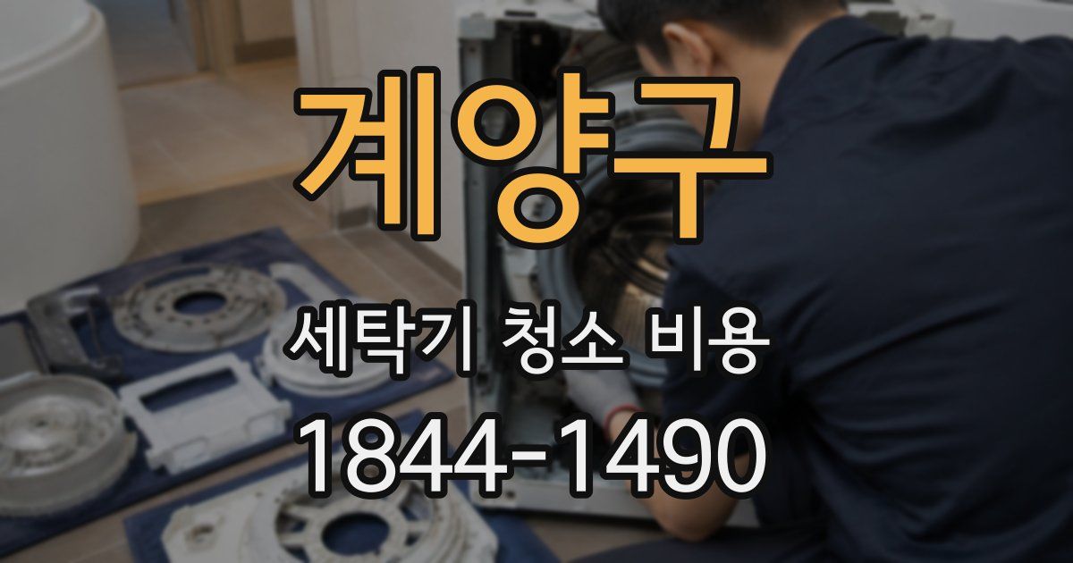 계양구 세탁기 청소 비용