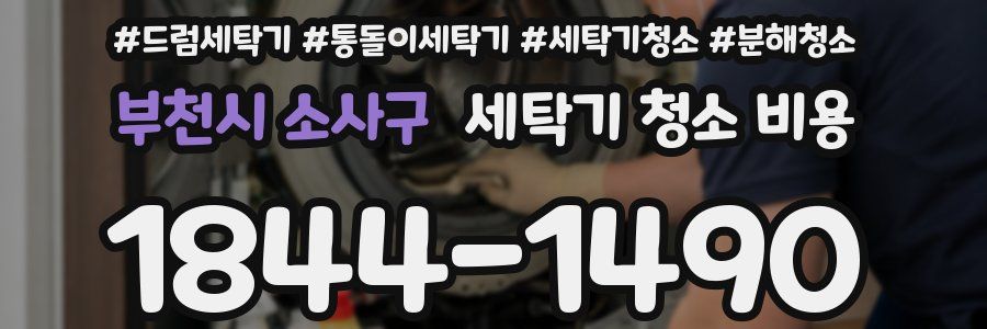 부천시 소사구 세탁기 청소 비용