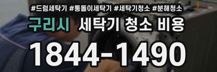 구리시 세탁기 청소 비용