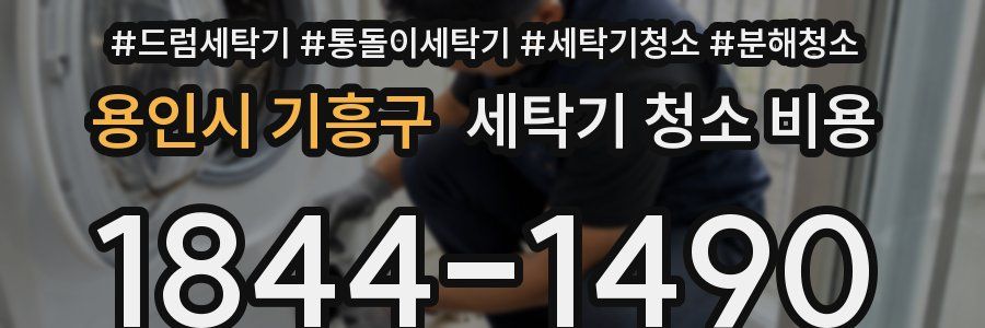용인시 기흥구 세탁기 청소 비용
