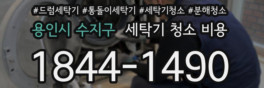 용인시 수지구 세탁기 청소 비용
