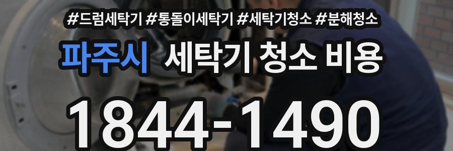 파주시 세탁기 청소 비용