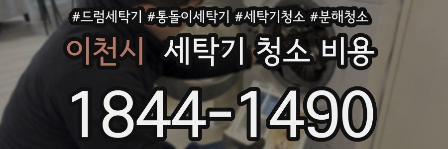 이천시 세탁기 청소 비용