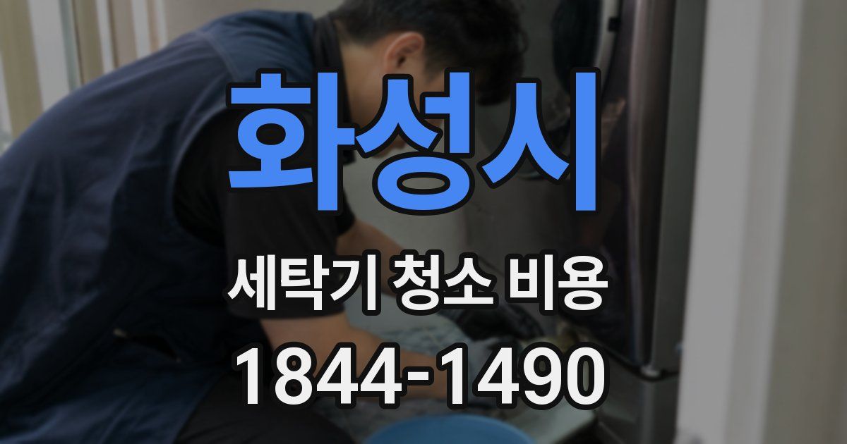 화성시 세탁기 청소 비용