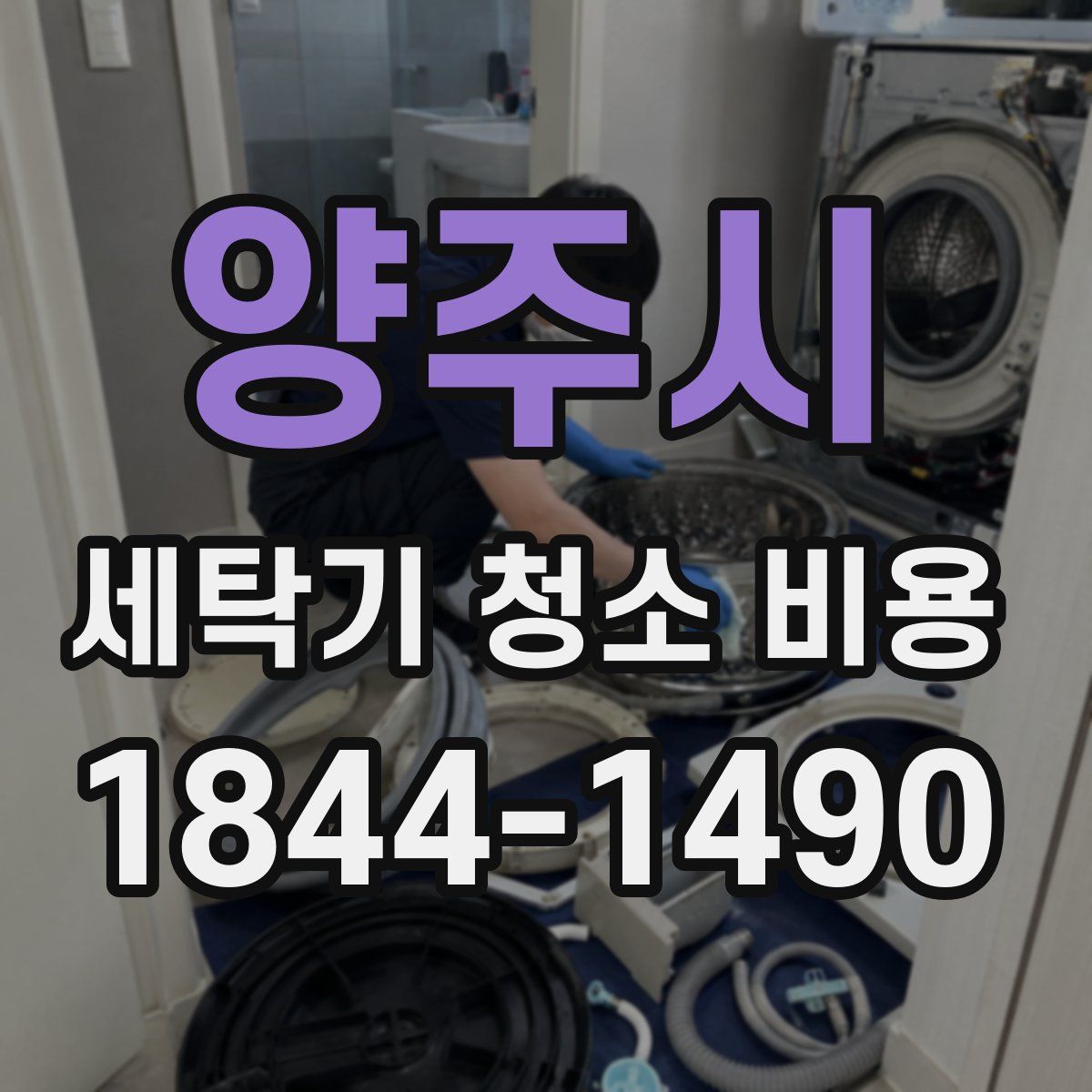 양주시 세탁기 청소 비용